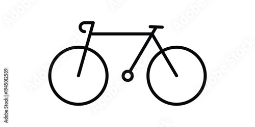 Bike icon vector logo template