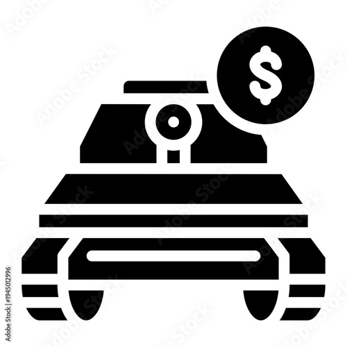 money glyph icon