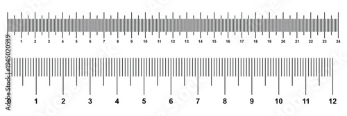 Measuring tape scale set. Vector measurable yardstick measures length height meter precision tools centimeter millimeters calibration. Measurements scales design template. Cm to Inch Measuring scale. 