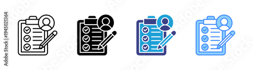 Subjective icon set multiple style collection