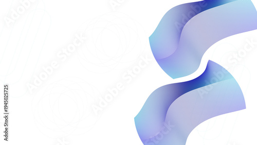 Modern Geometric Tech Design with Gradient Line Pattern Elements, minimal business background, vector illustration 