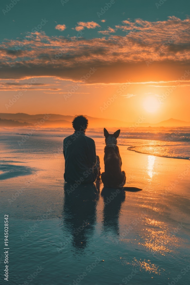 Fototapeta premium Beach Sunset