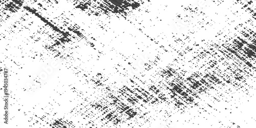 Abstract a stark monochrome artwork presents a compelling interplay of textures and tones. Characterized by intersecting linear strokes and distributed speckles.