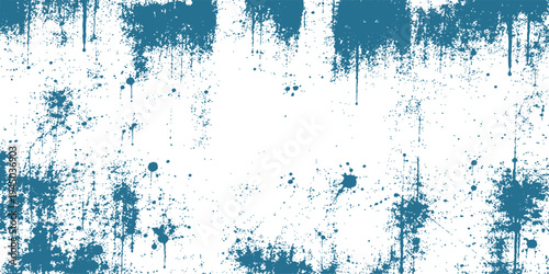 Abstract the image features a textured, artful backdrop, with the dominance of an abstract blue paint stroke. It's a study in contrasting shades.