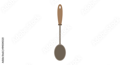Cooking Utensil Design, Textured Grain, Matte Finish, Culinary Tool Isolated on Clean Background