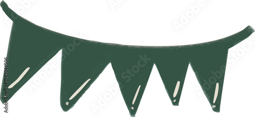 Festive Bunting Flag Garland for Party Decoration