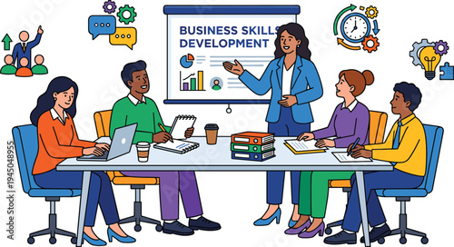 Business Skills Development Interactive Workshop for Professional Growth and Team Collaboration