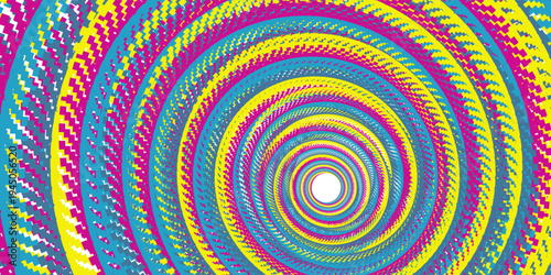 vAbstract colorful globe circle geometric pattern design and background eps10