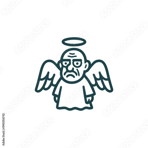 Ugly Angel Logo