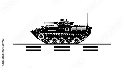 Armored Personnel Carrier Military Vehicle Icon