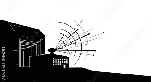 Helicopter Radar Communication Signal Transmission Building Technology Abstract