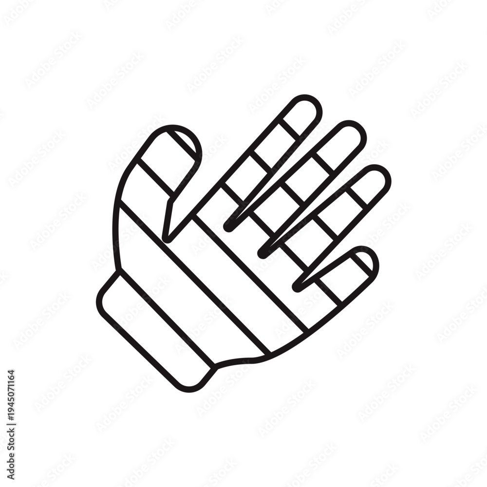 Obraz premium hand icons minimalist flat style design, hand Vector illustration on white background