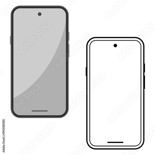 Smartphone ícone telefone símbolo vetor 