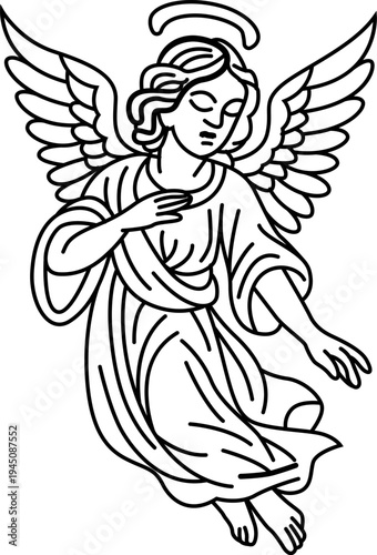 Angel wings illustration
