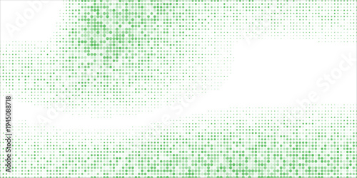 Light Green vector modern geometrical circle abstract background. creative Dotted texture template. Geometric pattern in halftone style with gradient.Eps 10