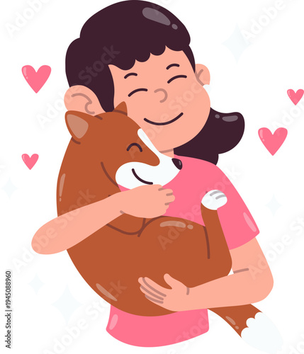 Hugging Pets For Digital Detox Self Care