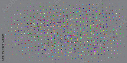 Digital Technology Colorful Blue Pixels Background. Digital Data Square Blue Pattern. Blue Digital Pixel Mosaic Pattern. Vector Illustration.