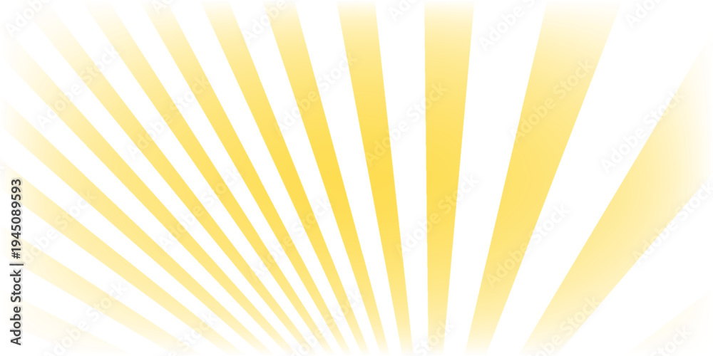 Fototapeta premium Yellow abstract background with light of sunburst. yellow starburst with halftone. sun ray retro background with flash