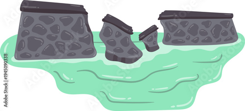 Bencana Banjir Membuat Tanggul Jebol