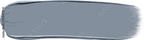 Vector  illustration of Blue-grey paint brush stroke, isolated on transparent background