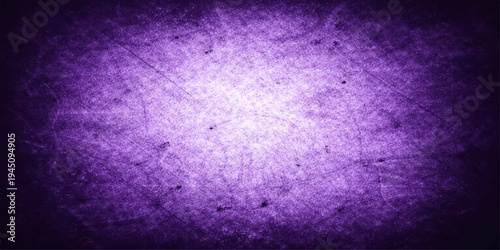 Dark violet vintage wall texture with aged purple grunge paint and dirty paper patterns creates a rough artistic backdrop for this dark textured material design