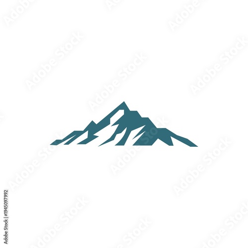 Mountain vector logo template design