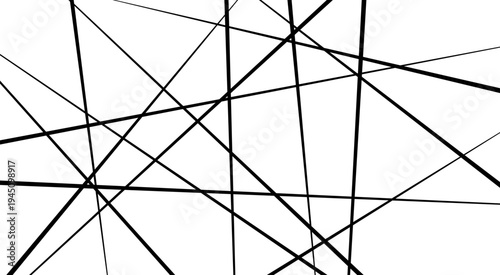 Random geometric line pattern on a transparent background. Random line low poly pattern. abstract seamless line vector. 