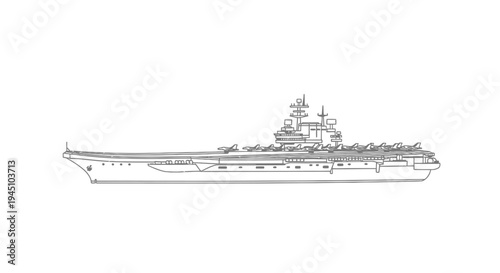 Aircraft Carrier Silhouette, Military Ship, Naval Vessel, Warship, Aviation, Fleet, Navy, Marine, Power, Transport