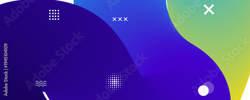 Colorful abstract shapes and patterns for creative design