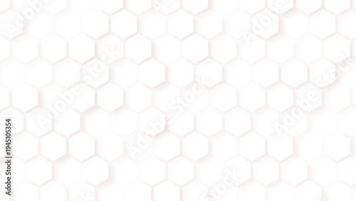 Seamless pattern with outline hexagon grid. Abstract background with geometric line grille. Black hexagon mesh, vector illustration
