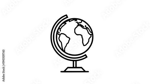 Antique Globe World Logo