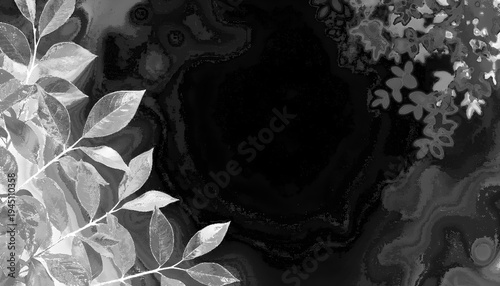 Lush Green Botanical Border: Minimalist Nature Frame for Creative Design
Fresh Spring Leaves Background: Artistic Foliage Frame for Invitation & Web