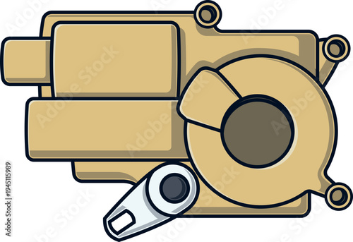 Ilustrasi Komponen Central Lock Mati