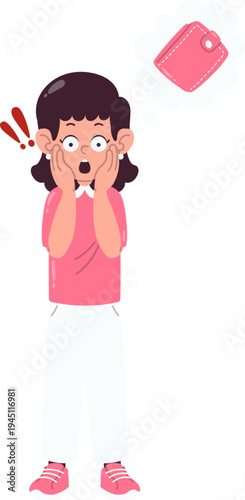 Karakter Wanita Ketinggalan Dompet, Balik ke Rumah Lagi