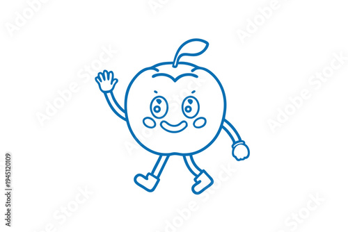 Minimalist Line Art Davidson's Plum Illustration for Australian Indigenous Food and Wellness