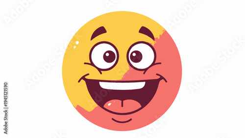 Laughing Emoji Face with Wide Eyes.