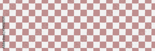 Checkered cacao color plaid pattern. Minimalist fabric background.
