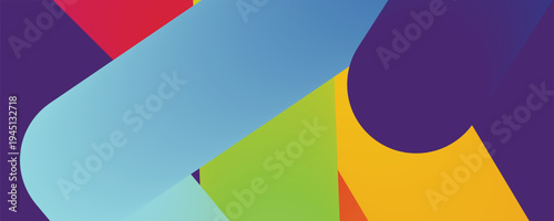 colorful abstract shapes and lines