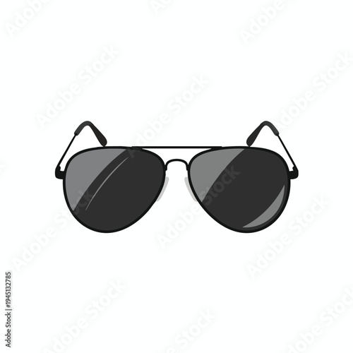 Black aviator sunglasses with reflective lenses and a thin metal frame