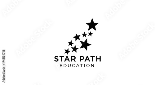 Star Path Education Logo with Rising Stars Symbolizing Growth and Success