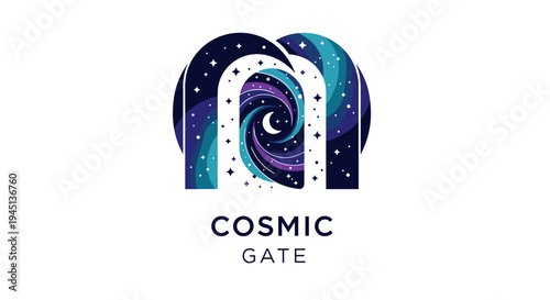 Cosmic Gate Logo Design Concept.