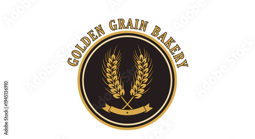 Golden Grain Bakery Wheat Logo.