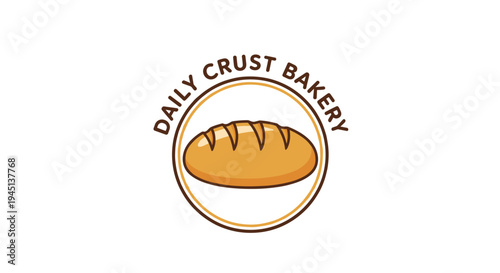 Daily Crust Bakery Bread Illustration.