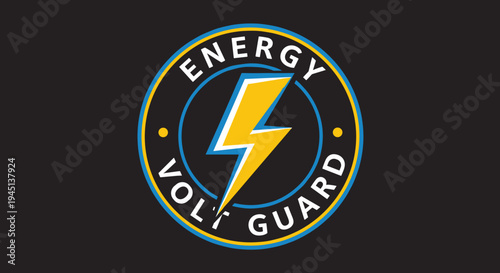 Energy Volt Guard Lightning Bolt Logo 1.