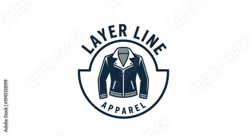 Jacket apparel logo design.
