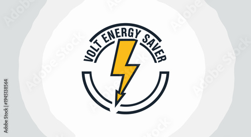 Volt Energy Saver Electricity Logo 1.