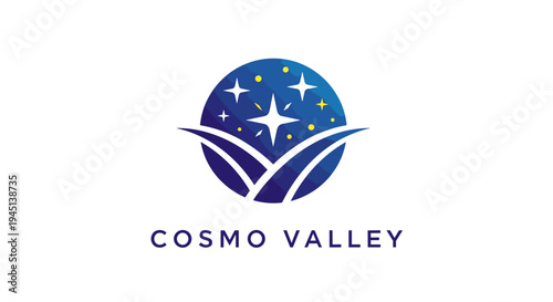 Cosmo Valley logo with stars.