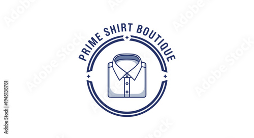 Dress shirt with collar and buttons.