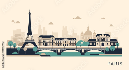 Eiffel Tower Paris Landmark Icon France.