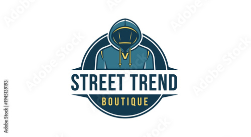 Street Trend Boutique Fashion Logo Design.